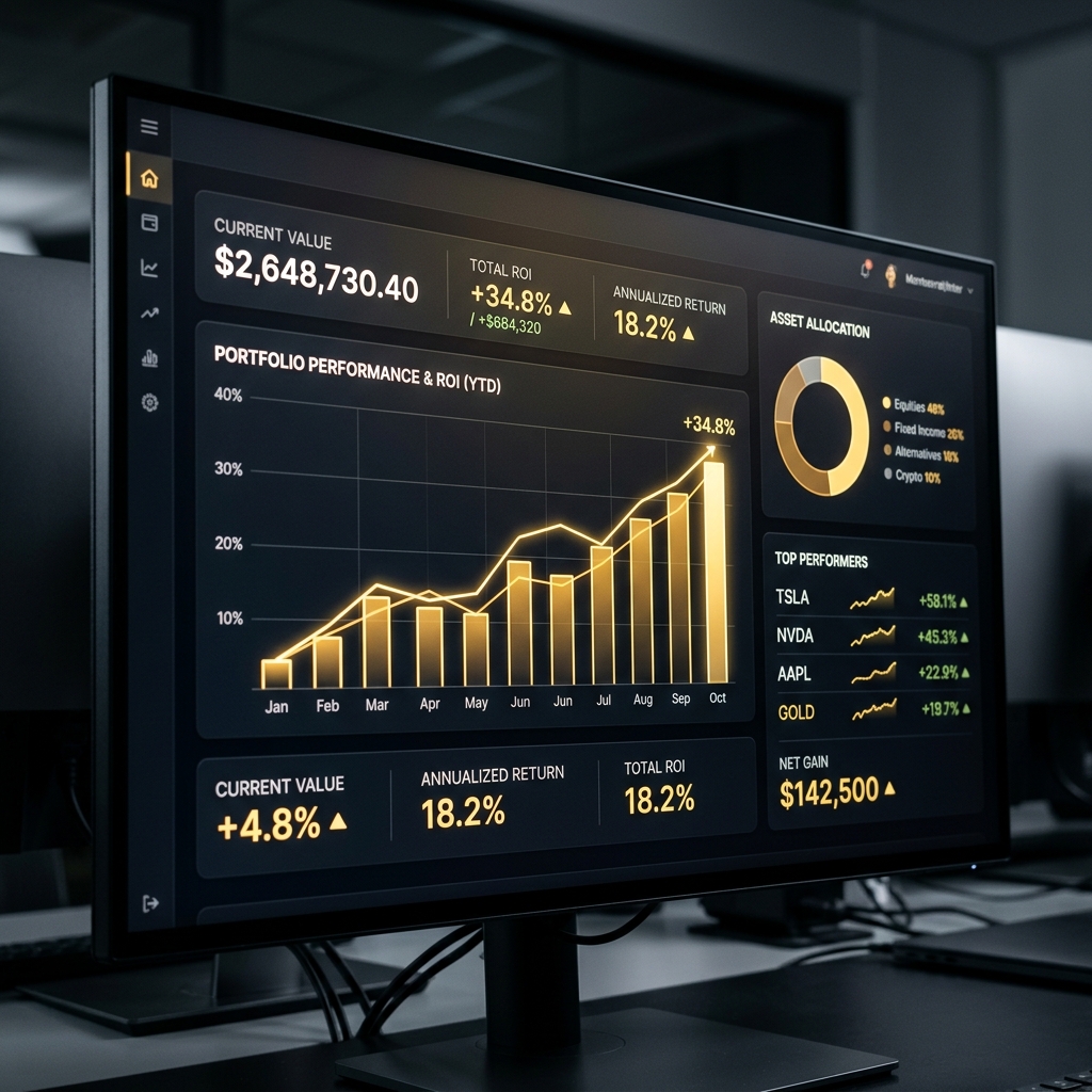 Investment analytics dashboard